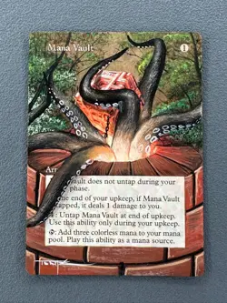x4 Mana Vault MTG Hand Painted Altered Borderless Extended Season Full Art Tentz - Image 5