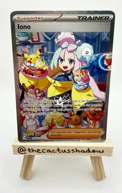 Pokemon Paldea Evolved Iono Special Illustration Rare 269/193 - LP - Image 1