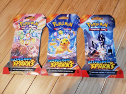 3 Pokemon TCG: Scarlet & Violet - Surging Sparks Sleeved Booster Packs - Image 1