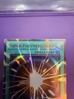 RA05-EN149 Super Polymerization Extended Art Overframe Ultra Rare YuGiOh NM - Image 2