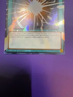 RA05-EN149 Super Polymerization Extended Art Overframe Ultra Rare YuGiOh NM - Image 3