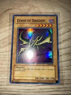 Curse of Dragon LOB-066 Super Rare Yugioh holo - Image 1