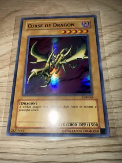 Curse of Dragon LOB-066 Super Rare Yugioh holo - Image 2