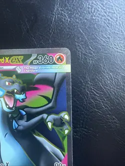 Mega Charizard X Ex 109/094 Full Art Phantasmal Flames Pokemon Tcg MINT - Image 4