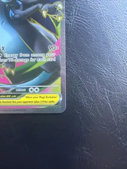 Mega Charizard X Ex 109/094 Full Art Phantasmal Flames Pokemon Tcg MINT - Image 5