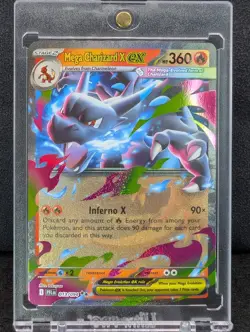 Pokemon TCG Mega Charizard X ex 013/094 Phantasmal Flames - NM - Image 1
