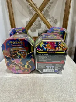 Pokemon TCG - Mega Charizard ex Tins X + Y - FACTORY SEALED - Image 4