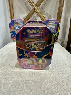 Pokemon TCG - Mega Charizard ex Tins X + Y - FACTORY SEALED - Image 5