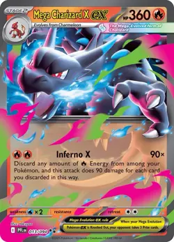Mega Charizard X ex 013/094 RARE Pokemon TCG English ✅ NEAR MINT ✅ PACK FRESH - Image 1