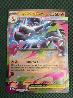 Pokemon TCG - Phantasmal Flames - Mega Charizard X Ex 13/94. - Image 1