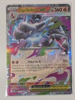 Pokemon TCG Mega Charizard x EX 013/094 Ultra Rare NM Pack Fresh - Image 1