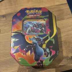 🔥 Pokemon TCG Mega Charizard X Ex Tin New Sealed ✅ - Image 1