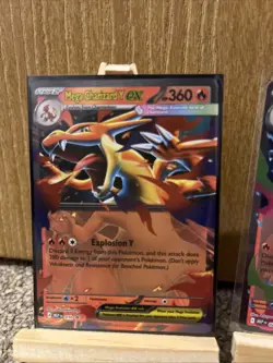 Pokemon TCG Mega Charizard ex X MEP 029 and Y MEP 030 Black Star Promo - Pair - Image 2