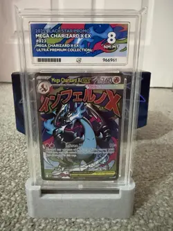 Pokemon TCG Mega Charizard X Ex Ace Slab - Image 1