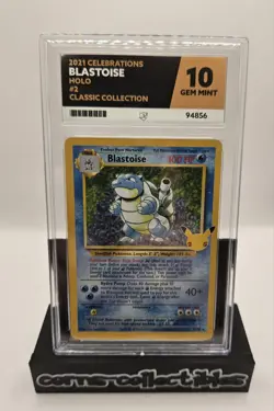 Blastoise 2021 Celebrations Classic Collection 2/102 Graded ACE 10 - Image 1