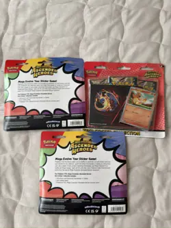 Pokemon TCG: Ascended Heroes Tech Sticker & Blister Pack Bundle (NEW SEALED) - Image 5
