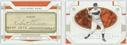 2021 Panini National Treasures Cut Signature Booklets /25 Bobby Thomson Auto - Image 1