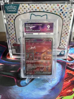 Pokemon TCG Mew EX Blackstar 151 Promo Card SVP053 Ace 9 - Image 1