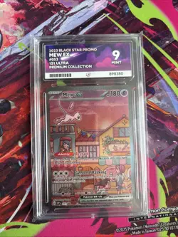 Pokemon TCG Mew EX Blackstar 151 Promo Card SVP053 Ace 9 - Image 4