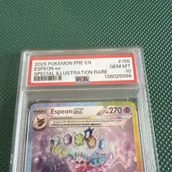 Espeon ex 155/131 Sv: Prismatic Evolutions - PSA Gem Mint 10!!! 🔥 🔥 - Image 2