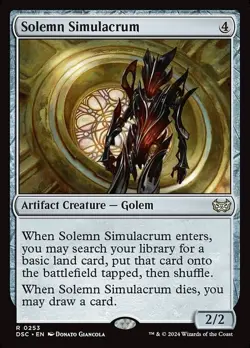 Solemn Simulacrum - Duskmourn: House of Horror Commander - MTG - Image 1