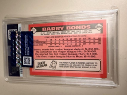 Topps 1986 Traded Barry Bonds #11T Tiffany Rookie PSA 9 Pittsburgh Pirates - Image 2