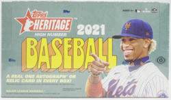 2021 Topps Heritage High Number Baseball Factory Sealed Hobby Box - Image 1