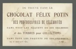 1900 FELIX POTIN CELEBRITIES GENERAL DODDS NM+ SOLDIER RARE TOBACCO CARD - Image 2