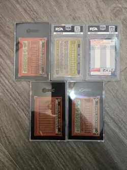 5 Card Graded Lot Cal Ripken, Barry Bonds, Nolan Ryan, Tony Gwynn, Mark Grace - Image 2