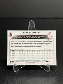 2022 Topps Baseball UK Edition #1 Shohei Ohtani Angels - Image 2