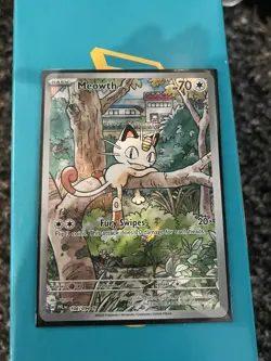 Meowth Phantasmal Flames 106/094 Illustration Rare NM-M Pokemon Card - Image 1