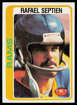 1978 Topps #312 Rafael Septien Rookie Los Angeles Rams RC Card - Image 1
