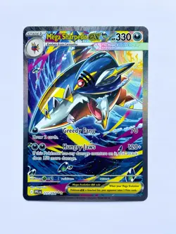 Mega Sharpedo ex Special Illustration Rare ME02: Phantasmal Flames 127/094 NM - Image 1