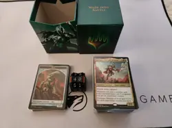 MTG Wade Into Battle Commander Anthology 2 Sleeved w/ clicker lifecounter - Image 1