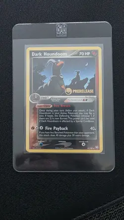 Dark Houndoom 37/109 Team Rocket Returns Prerelease Stamp Holo POKEMON - Image 3