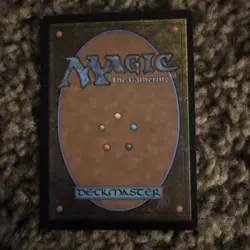 magic the gathering error card blank black border with rare mark NM - Image 2
