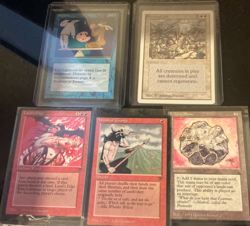 5 cards as shown in the photo. MTG Magic the gathering - Image 1