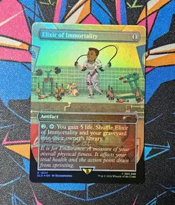 Elixir Of Immortality NM Borderless Rainbow Foil MTG Secret Lair Fallout SPECIAL - Image 1