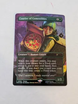 Courier of Comestibles (Borderless) Unique and Miscellaneous Promos Foil - Image 1