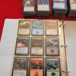 PAUPER Legal MAGIC CARDS COLLECTION BINDER - 7 Pages of Cards & 1000 bulk MTG - Image 5