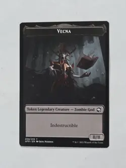 Vecna Token - Adventures in the Forgotten Realms (AFR) NM - Image 1