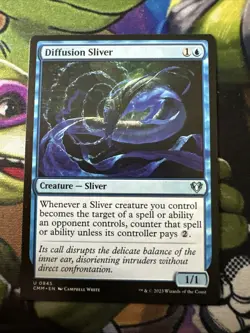 Diffusion Sliver U Commander Masters Normal 845 MTG NM - Image 1