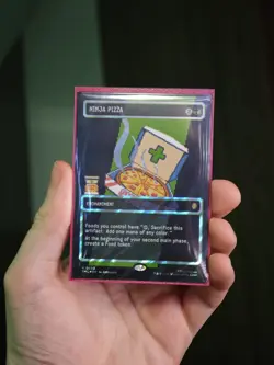 Ninja Pizza Borderless Surge Foil Magic the Gathering TMNT - Image 1