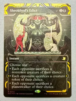 Sheoldred's Edict *FOIL* - MTG Secrets of Strixhaven Mystical Archives SOA 32 NM - Image 1