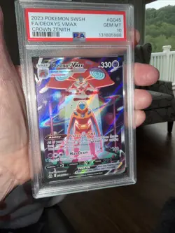 2023 DEOXYS VMAX FULL ART CROWN ZENITH POKEMON TCG PSA 10 GEM MINT #GG45 - Image 2