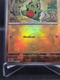 2025 Pokemon Larvitar 047/131 Master Ball Reverse Holo Prismatic Evolutions NM - Image 2
