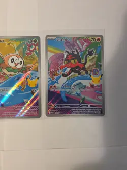 Pokemon TCG First Partner Illustration Collection Series 1 Gen 7 Alola Starters - Image 4