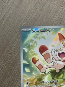 Scorbunny 225/217 Ascended Heroes Pokemon TCG Illustration Rare Holo NM - Image 3