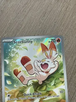 Scorbunny 225/217 Ascended Heroes Pokemon TCG Illustration Rare Holo NM - Image 4