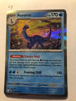 Pokemon TCG Aurorus 24/88 Perfect Order ME3 Holo NM (freshly opened) - Image 1
